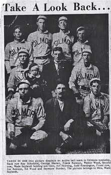 1908 GIlmore Baseballl Team